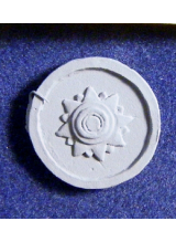 Round Shield with Sun Motif